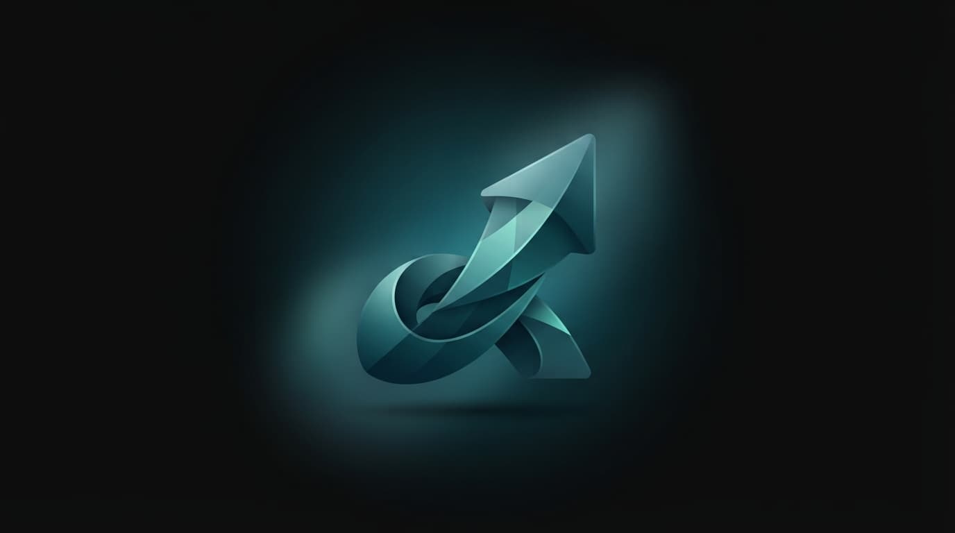 Illustration abstraite pour l'article « Anglais Bac Maroc 2026 : Programme et Méthode 16/20 » — a single abstract shape symbolizing progress.