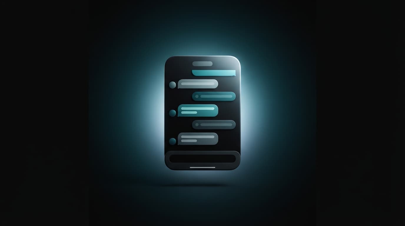 Illustration abstraite pour l'article « Comment réussir le Bac marocain avec l'IA en 2026 » — a floating Orka AI chat interface.