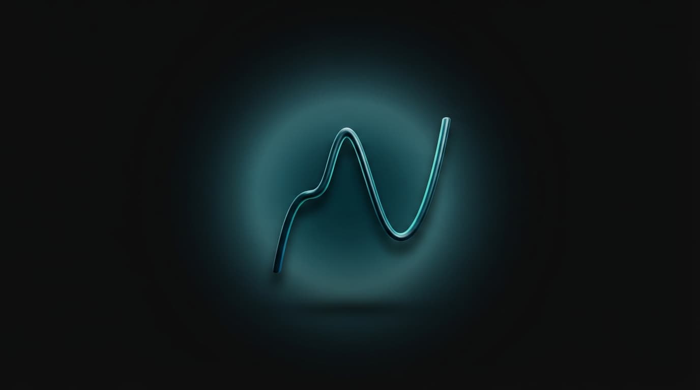 Illustration abstraite pour l'article « Maths Bac Maroc : Programme et Annales (SM, PC) » — a minimal mathematical function graph.