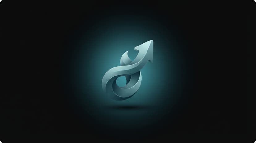 Illustration abstraite pour l'article « Philosophie Bac Maroc : Méthode de Dissertation » — a single abstract shape symbolizing progress.