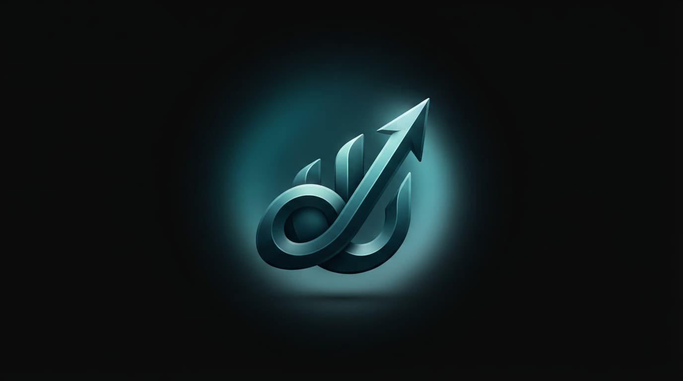 Illustration abstraite pour l'article « EST et BTS Maroc : Inscriptions, Seuils, Débouchés » — a single abstract shape symbolizing progress.