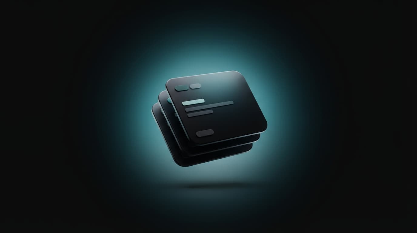 Illustration abstraite pour l'article « Techniques de Mémorisation Bac : Méthodes Prouvées » — a floating Orka flashcard interface.